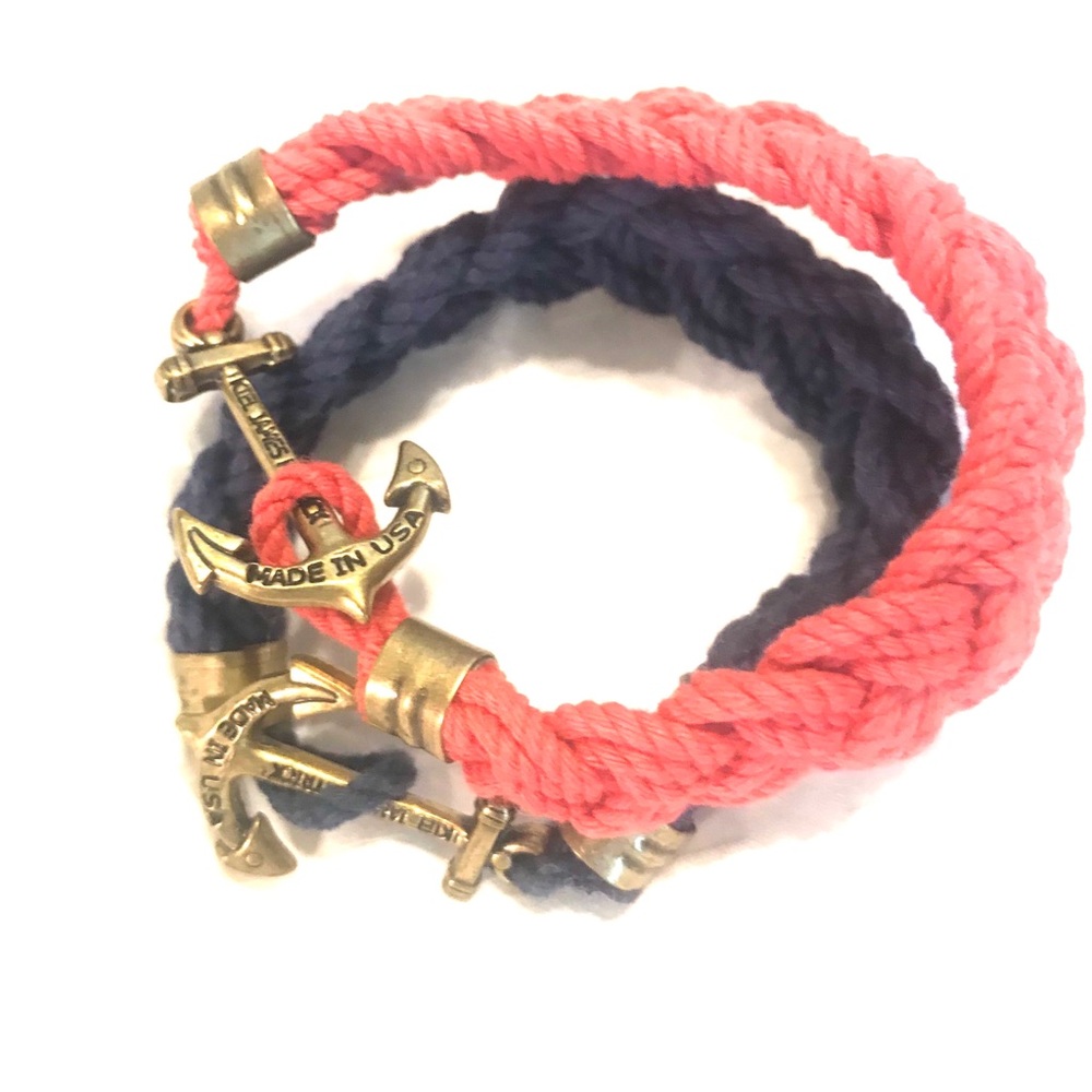 Keil James Patrick Rope bracelet in orange - Picture 2 of 2